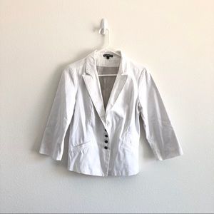 White Short Blazer/Suit Jacket
